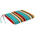 Jordan Jordan DINPK1-4243D 18 x 18 in. Dining Seat Cushion in Covert Stripe Fiesta DINPK1-4243D